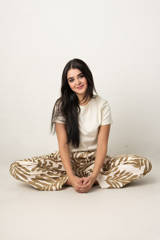 Pijama Flores Verdes