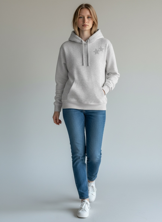 Hoodie Estrellas Gris