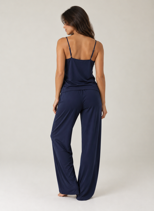 Pijama Tiras Azul